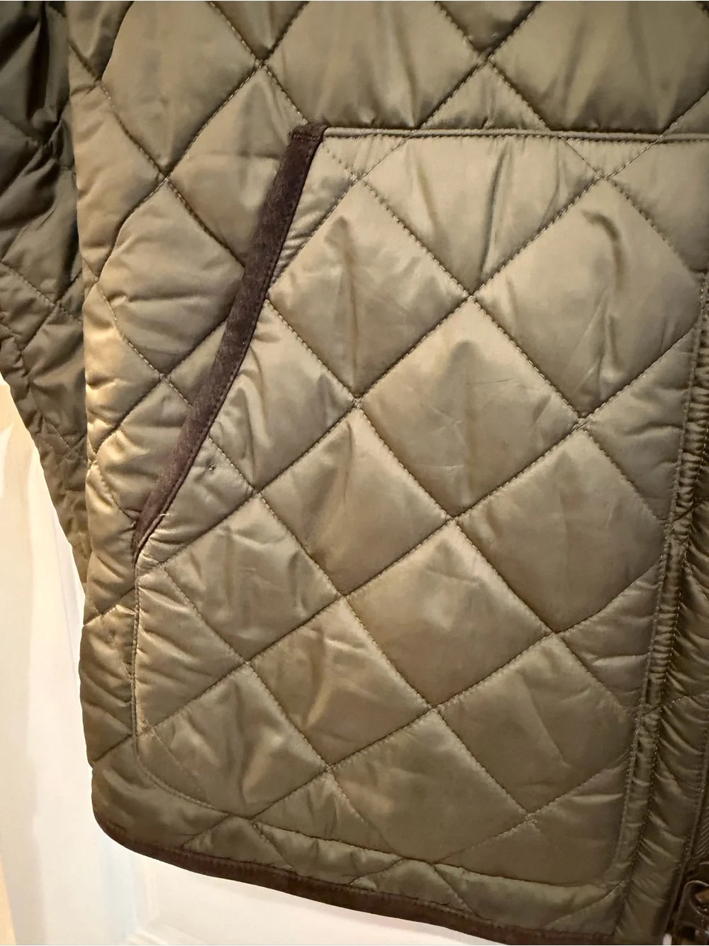 Polo by Ralph Lauren Quilted Olive Green Lightweight Jacket